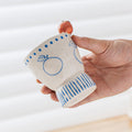 Hand-Painted Stoneware Coffee Mug with 3D Fruit Accent, 250ml